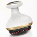 Handmassagegerät mit Rotlichtfunktion.
