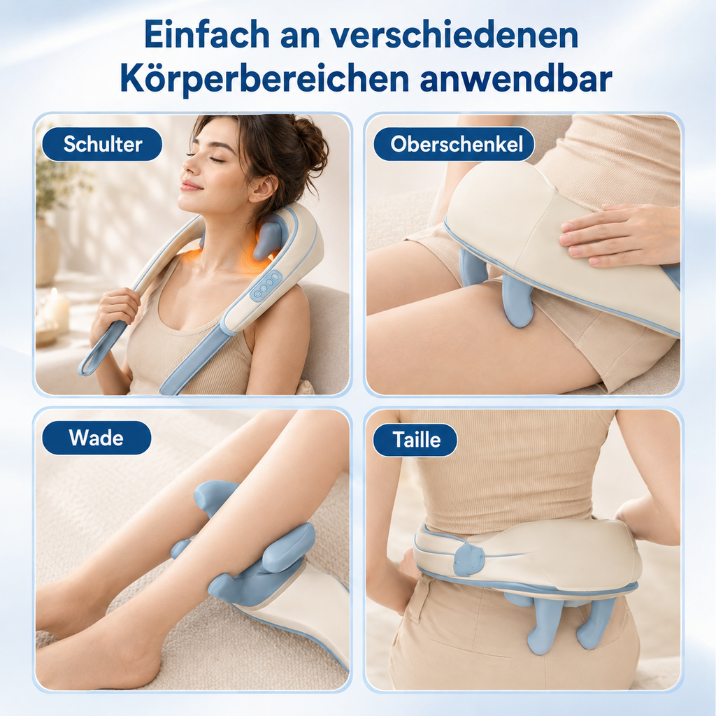 Massagegerät für verschiedene Körperbereiche.
