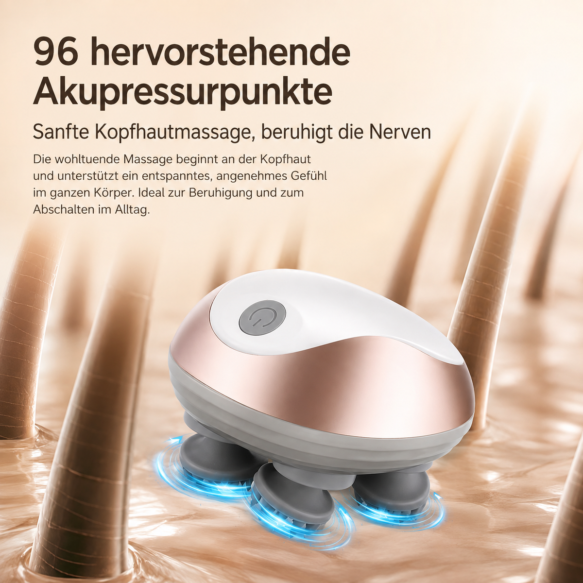 Massagegerät mit 96 Akupressurpunkten.
